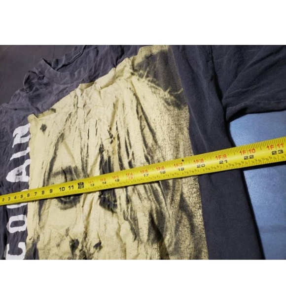 1994 Rare  Vintage Kurt Cobain T-shirt Nirvana True Vintage tee single stitch L - Picture 6 of 12